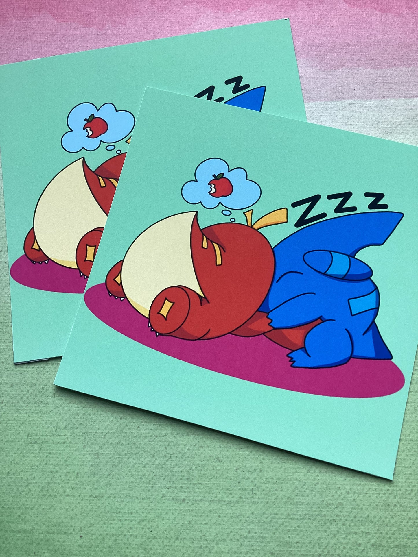 Sleepy Friends Art Print